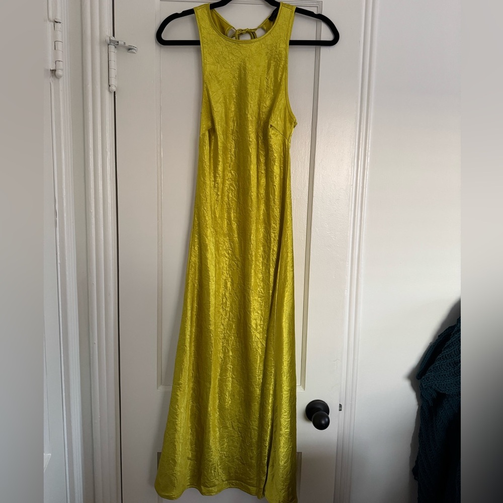 House of Harlow 1960 chartreuse dress